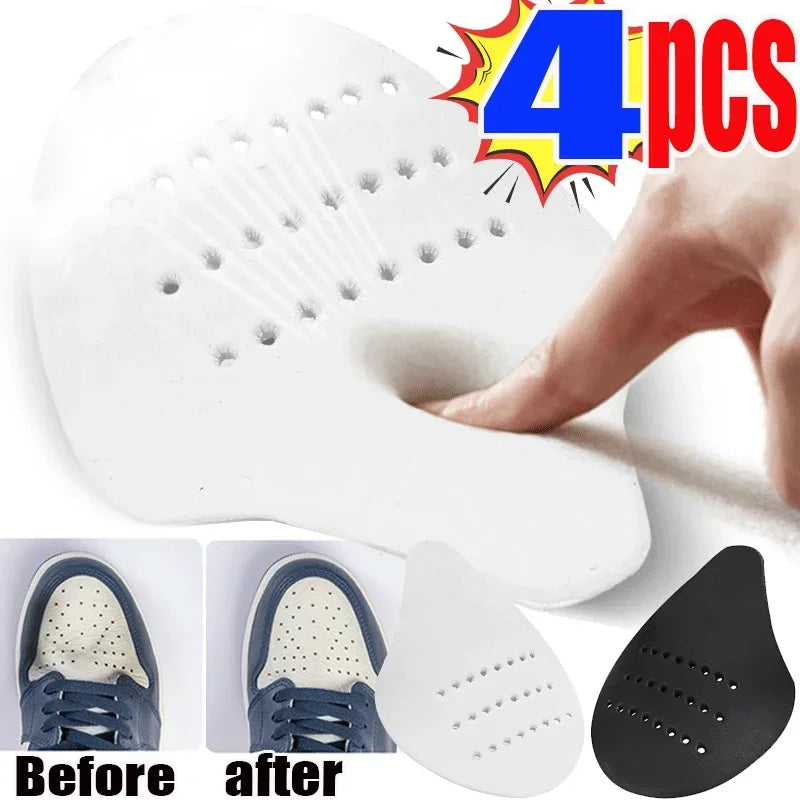 2/4 Pcs Sneaker Shields – Anti-Crease Toe Cap Protectors for Sneakers & Sports Shoes