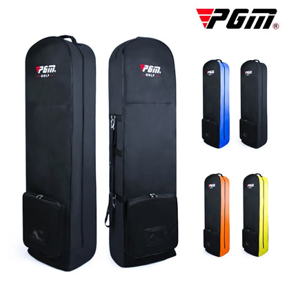 PGM Golf Aviation Bag – Large Capacity Foldable Golf Bag with Silent Wheels for Airplane Travel, HKB002