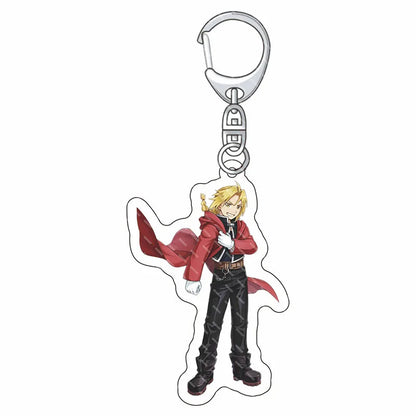 Fullmetal Alchemist Edward Elric Acrylic Keychain – Anime Bag Charm & Creative Gift Keyring