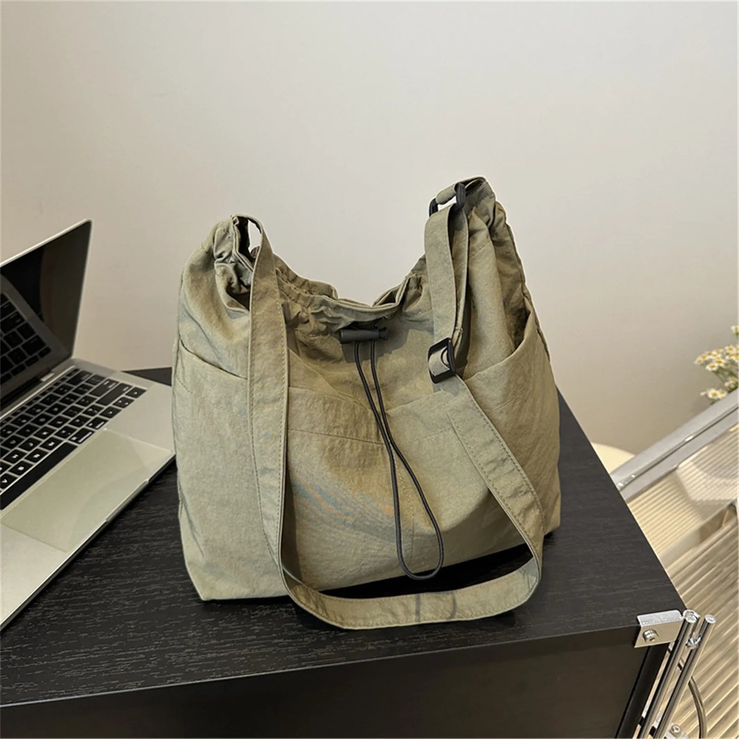 Large Capacity Women's Shoulder Bag – Lightweight Crossbody, Minimalist Tote for Summer