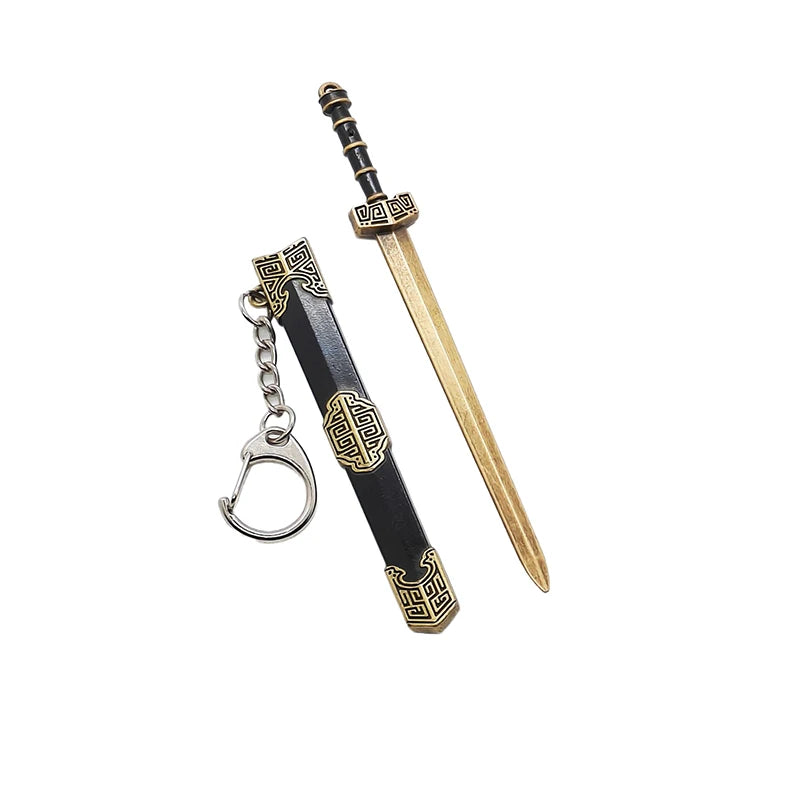 Mini Sword Pendant Keychain – Creative Weapon Toy Key Ring for Backpack & Gifts