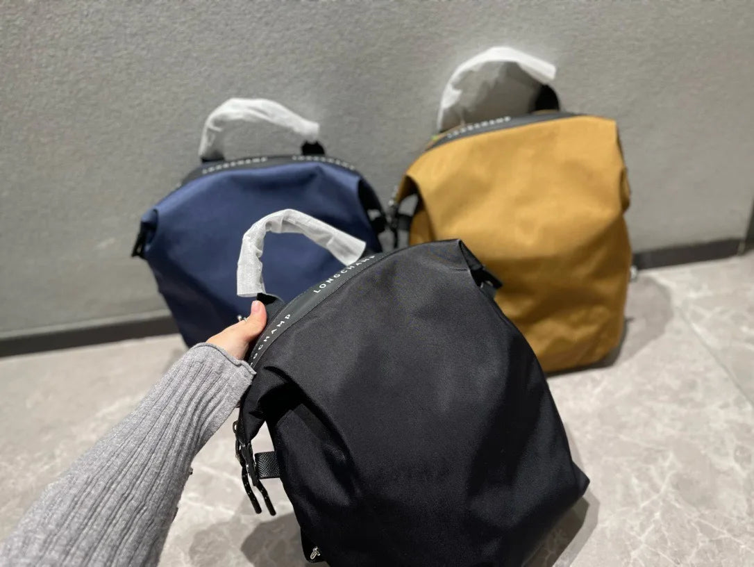 Large Capacity Travel Backpack – Nylon Shoulder Bag for Men & Women, Eco-Friendly Laptop Bag