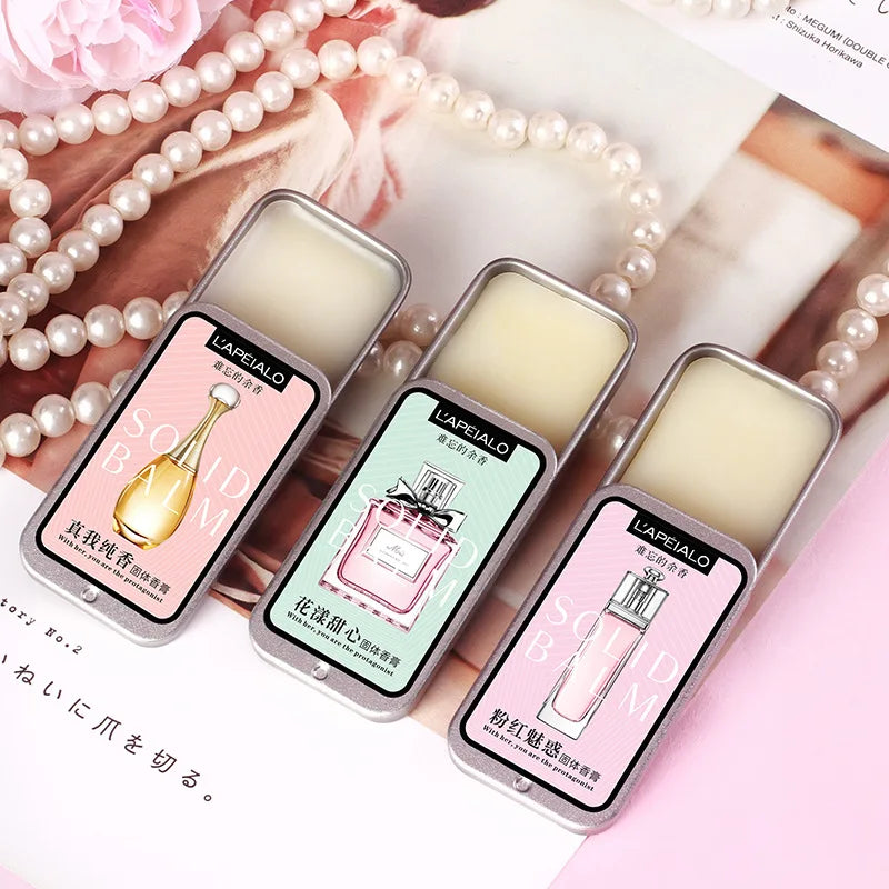 Women’s Pheromone Solid Perfume Balm – Long-Lasting Light Fragrance, Portable Body Perfume Stick