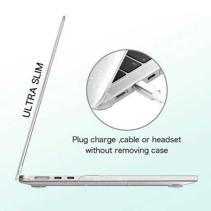 EGYAL Hard Shell Case for MacBook Air 15 M2 & 13.6" 2022, MacBook Pro 13 M1/Pro 14/16, M1 Air 13 A2337