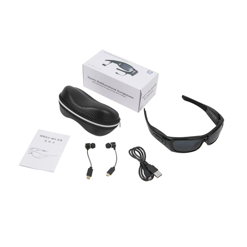 Xiaomi Sports Camera Glasses — Sense Bluetooth, Music & Call, Intelligent Recording, Waterproof, UV-Proof Outdoor Sports and Cycling Glasses