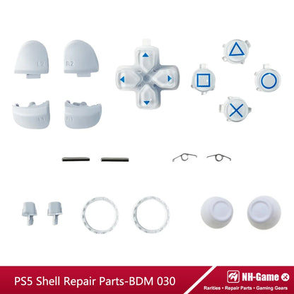 PS5 Limited 30th Anniversary Robot Controller Shell – Trigger Buttons (BDM-010/020/030/040/050) for L1, L2, R1, R2