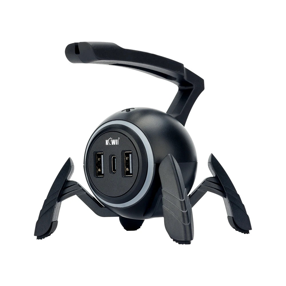 RGB Mouse Bungee with USB Hub – Flexible Mouse Cable Holder and Cord Organizer for Gaming and Esports