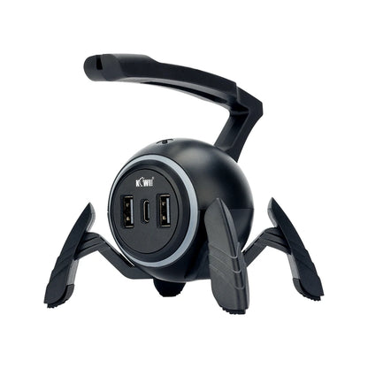 RGB Mouse Bungee with USB Hub – Flexible Mouse Cable Holder and Cord Organizer for Gaming and Esports