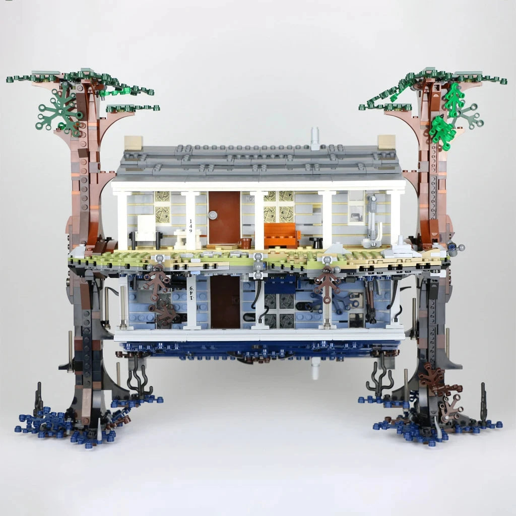 New Strange Story Upside-Down World Horror Model – 75810 Building Block Toy for Boys, Challenging Assemble