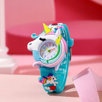 Cartoon Silicone Gift Watch for Kids – Cute Colorful Wristwatch for Boys and Girls