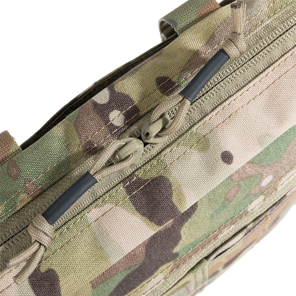 Outdoor Tactical JPC/CPC Vest – Large FC Sub-Pouch with Expanded Lower Belly MOLLE Tactical Chest Pouch