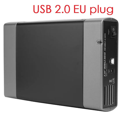 5.25-inch USB 2.0/3.0 SATA External Optical Drive Case – Enclosure Adapter for Windows, Mac & PC