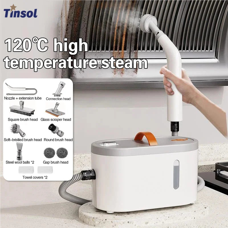 Handheld High-Temperature Steam Cleaner – Electric Kitchen Hood Cleaner for Deep Cleaning & Sanitizing