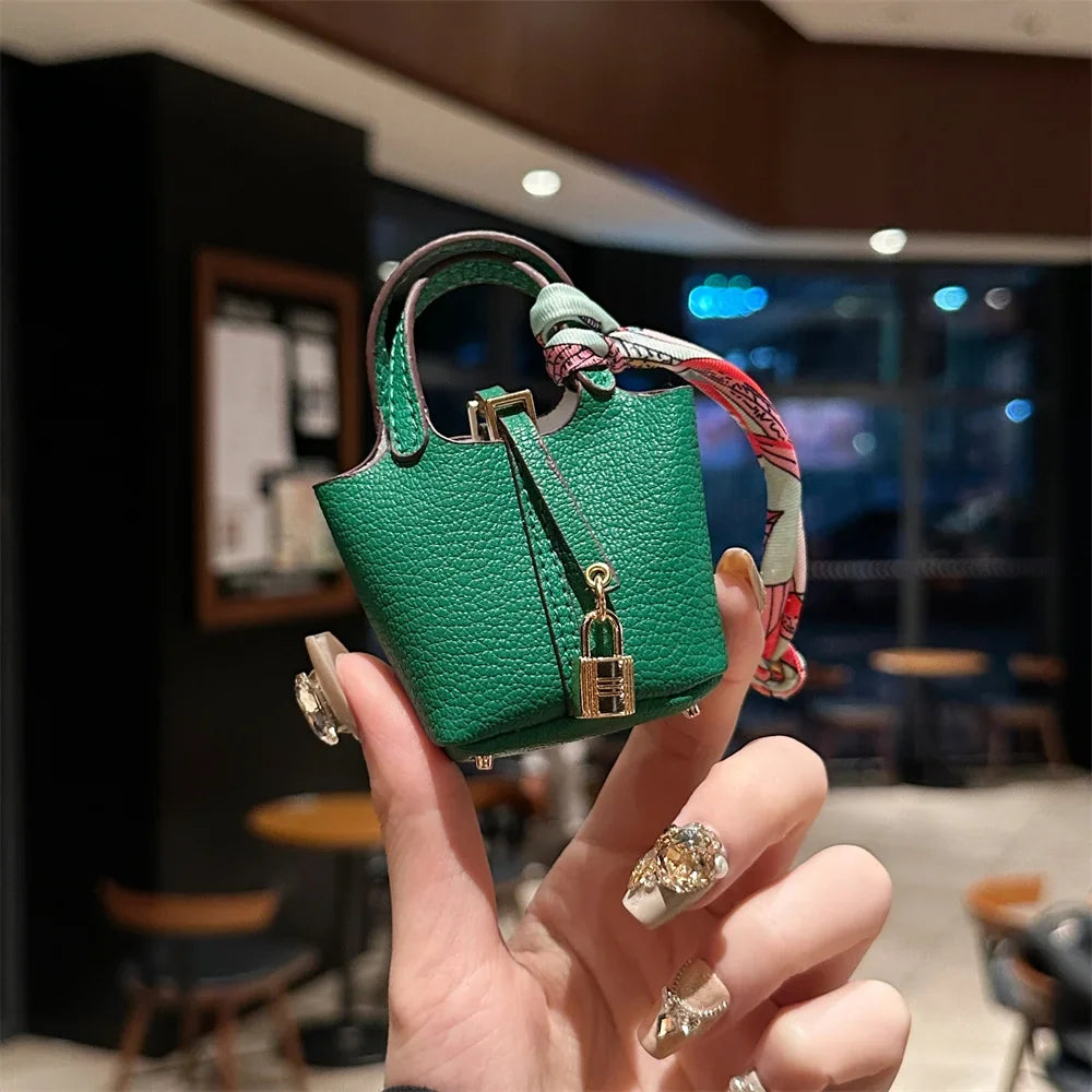 New Mini House Small Bag – Handheld Portable Bluetooth Earphone Bag, Zero Wallet, and Multifunctional Hand Rope Pouch