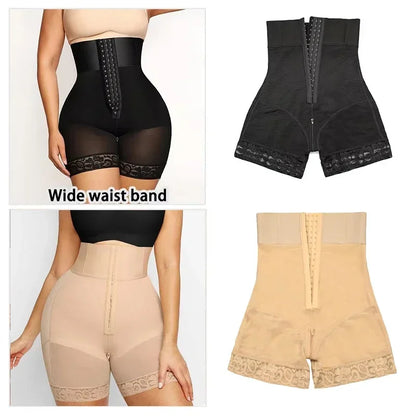 AfruliA Purple BBL Shorts – Colombian Fajas Shapewear Waist Trainer Corset Body Shaper Control Panties Lifter
