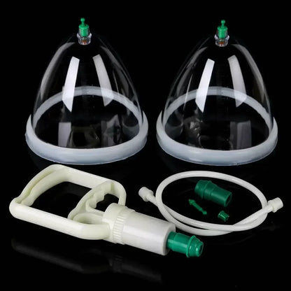 Vacuum Suction Breast & Butt Lift Enhancement Pump Kit, Cupping Therapy Massage Device for Body Firming, Shaping & Relaxation