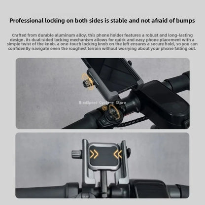 Ninebot Electric Scooter Phone Mount - Compatible with MAX G3, F2, F3, E3 & GT3 Pro Handlebar Phone Holder Bracket
