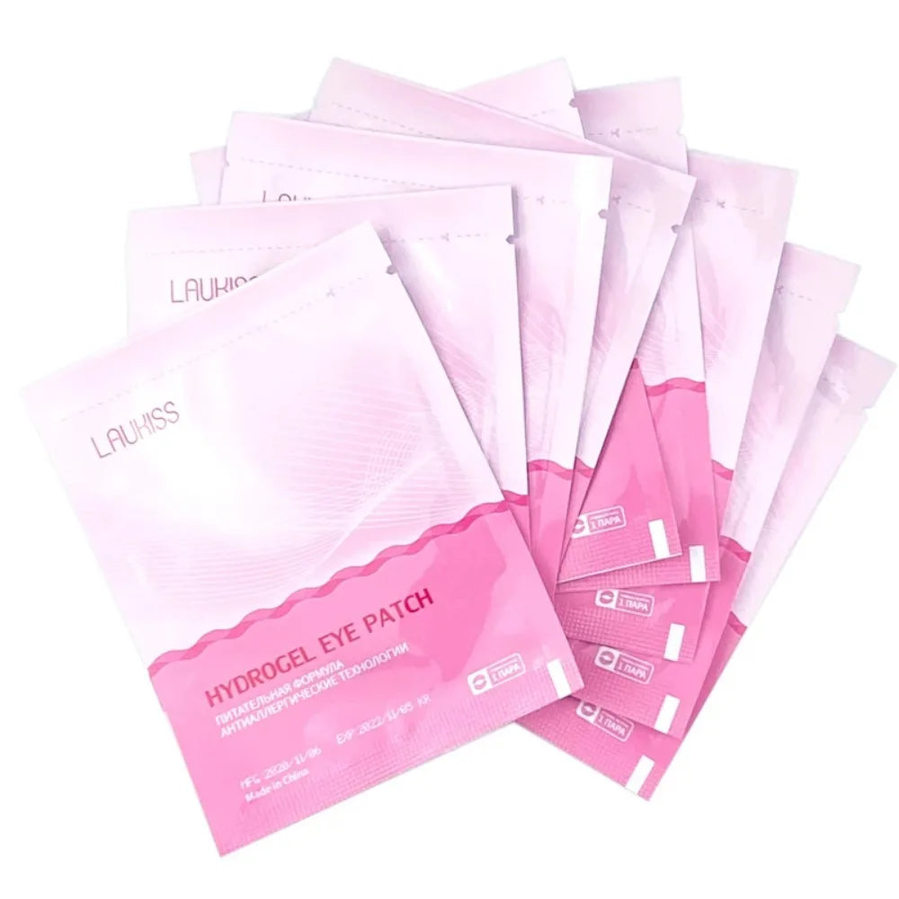 50/200/500 Eyelash Extension Patches — Style Under Eye Pads & Stickers for Grafted Lashes