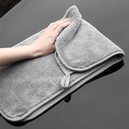 High-End Microfiber Car Wash Towel – Auto Cleaning, Drying & Detailing Cloth with Hemmed Edges for Car Care