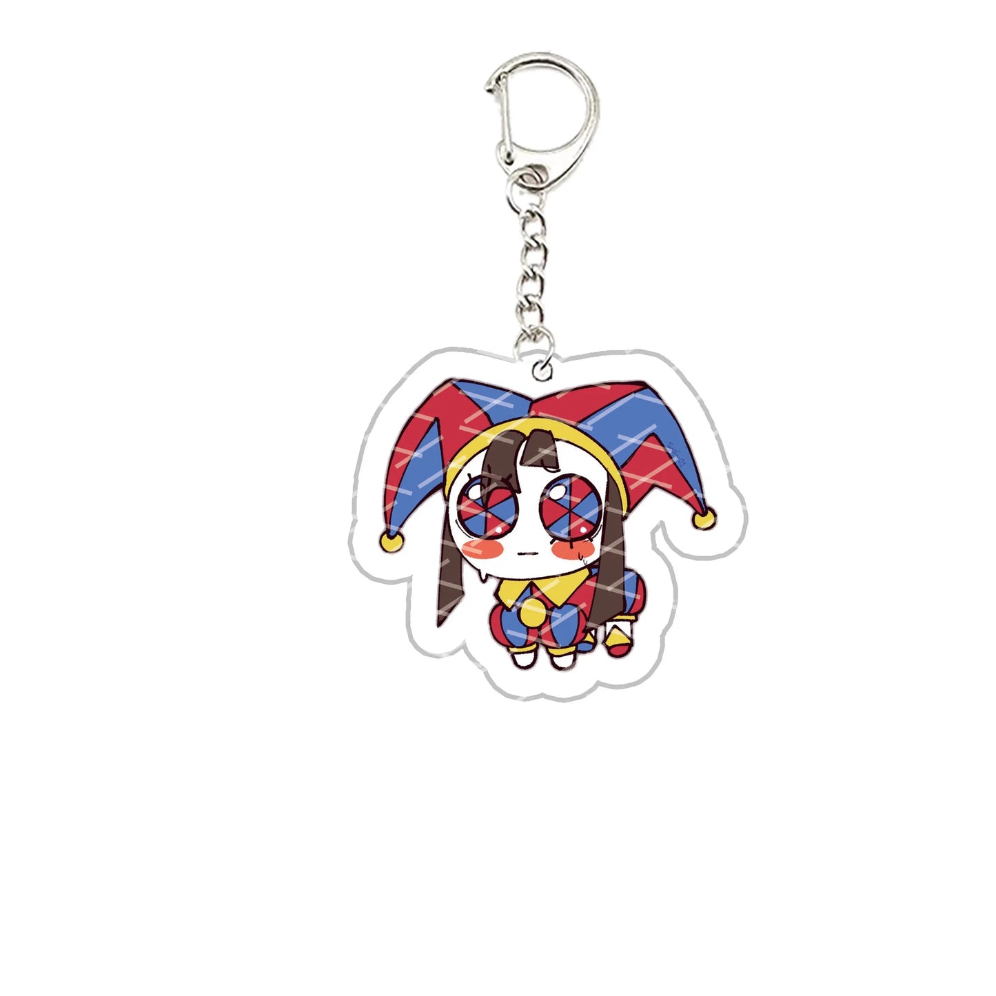 The Amazing Digital Circus Acrylic Keychain – Pomni, Jax, Ragatha, Gangle & Kinger Fan Gift Keyring for Bags & Accessories