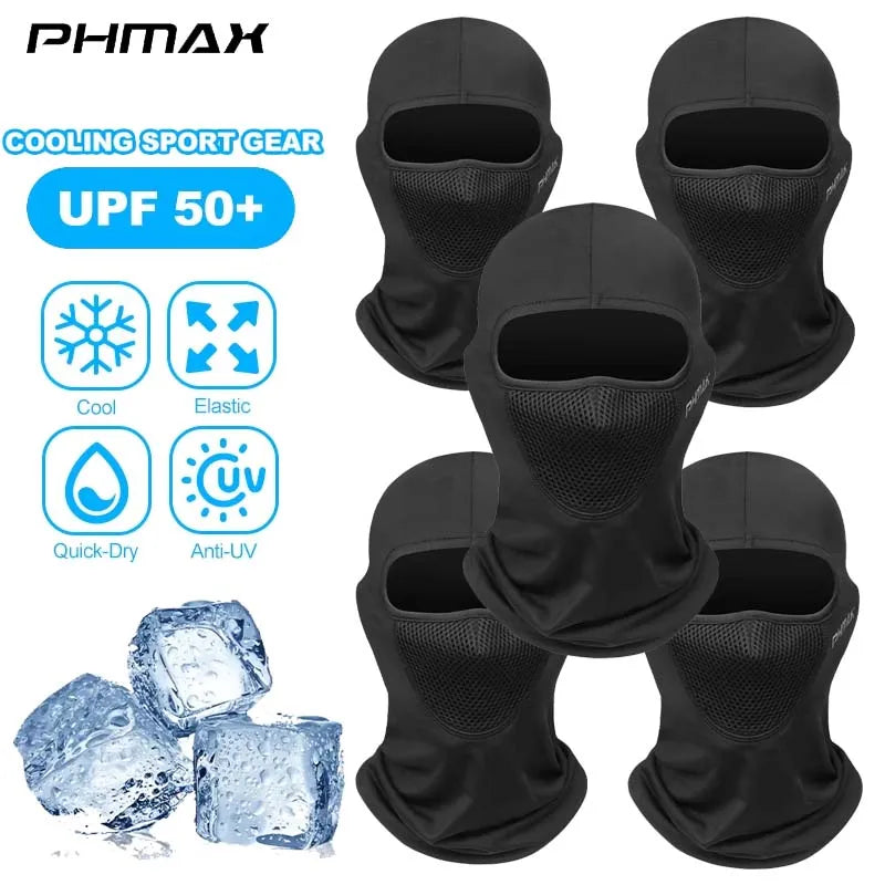 PHMAX Motorcycle Balaclava Riding Mask – Full Face Windproof Warm Breathable Hood Scarf for Biker Wind & Cold Protection