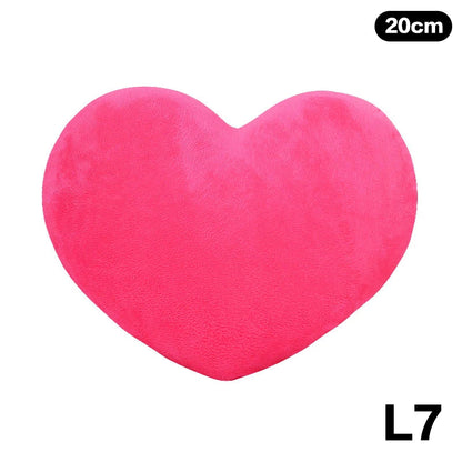Cute Heart-Shaped Plush Pillow – Soft Sleeping Cushion for Living Room Decor, Valentine’s Day Gifts, Comfortable Sofa Pillow (15/20/30cm)