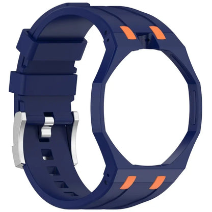 2-in-1 Swatch x AP Royal Pop Watch Case & Silicone Strap - Pocket Watch to Wristwatch Conversion Accessory