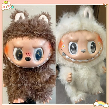 38cm Labubu Zimomo Angel Vinyl Figure – Creative DIY Monster Pendant Toy Gift