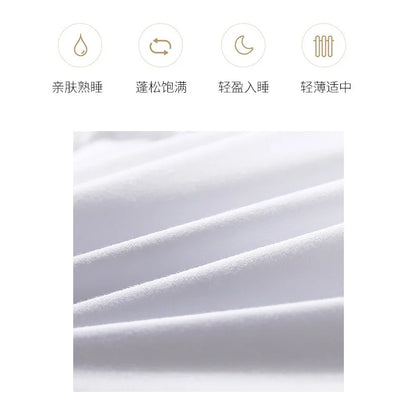 Noble 100% Goose Down Duvet – Thick Comforter Quilt, Single & Double Size, Monochromatic Winter Blanket