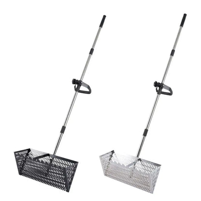 Handheld Sand Sifter Rake with Mesh Shovel – Ergonomic Sharp Tooth Beach & Gardening Tool for Soil Loosening, Camping & Seafood Catching