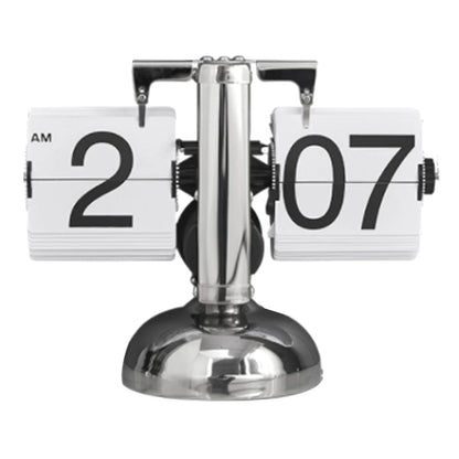 Digital Down Clock – Retro Minimalist Single Foot Mechanical Auto Desk Clock for Home & Living Room