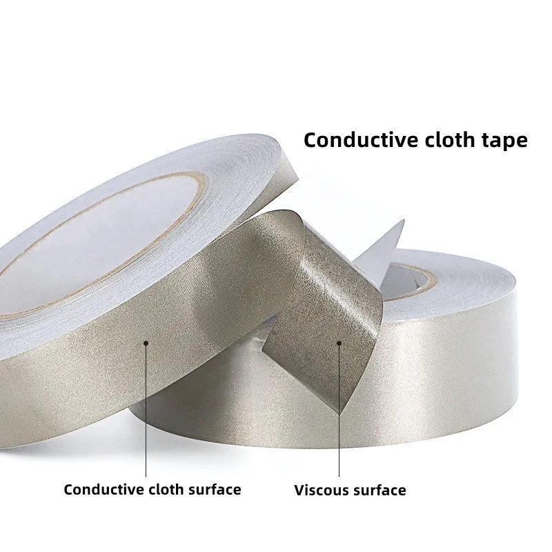 20M Conductive Fabric Cloth Tape – Single-Sided EMI Shielding Adhesive for Laptop, Cellphone & LCD Repair Protection Tape