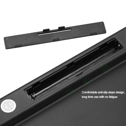 K-06 2.4G Wireless Keyboard and Mouse Combo – Plug and Play Black Set for Laptop