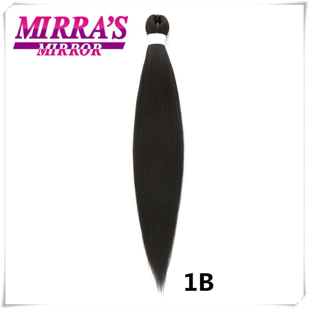 Purple Pre-Stretched Yaki Hair Extensions – Soft Synthetic Jumbo Braids for DIY Ponytail in Pink, Grey, Orange, Red & Blue