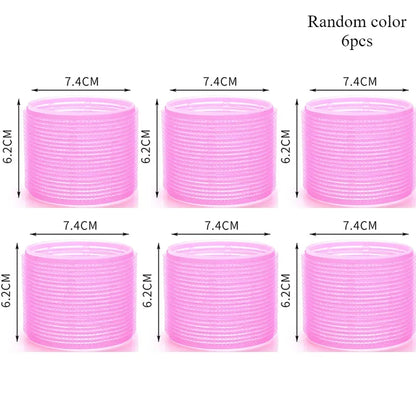 Jumbo Self-Grip Hair Rollers – Heatless Curlers for Salon & Home, Sticky Hair Styling Tools