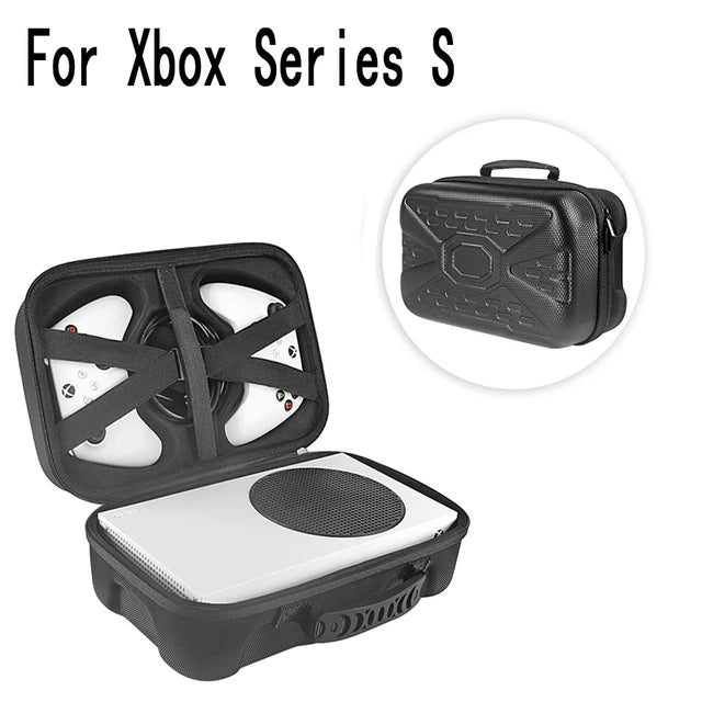 Hard Case Bag for Xbox Series S – Travel Storage Organizer for Console, Gamepad & Accessories