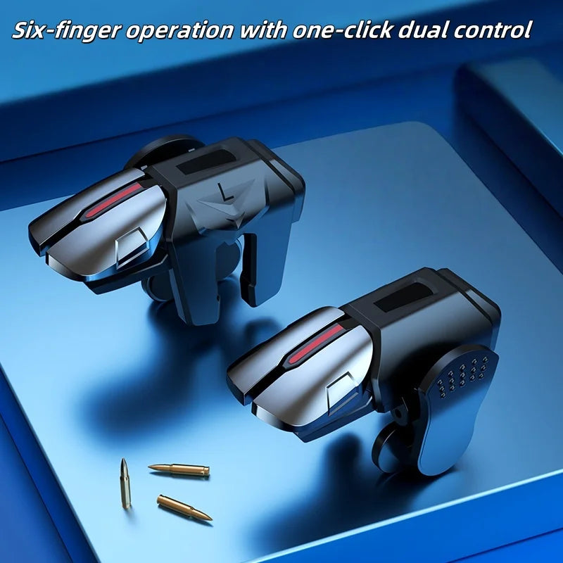 G21 Mobile Game Trigger Gamepad – Ergonomic Retractable Controller with Mechanical Auxiliary Buttons for Mobile Gaming