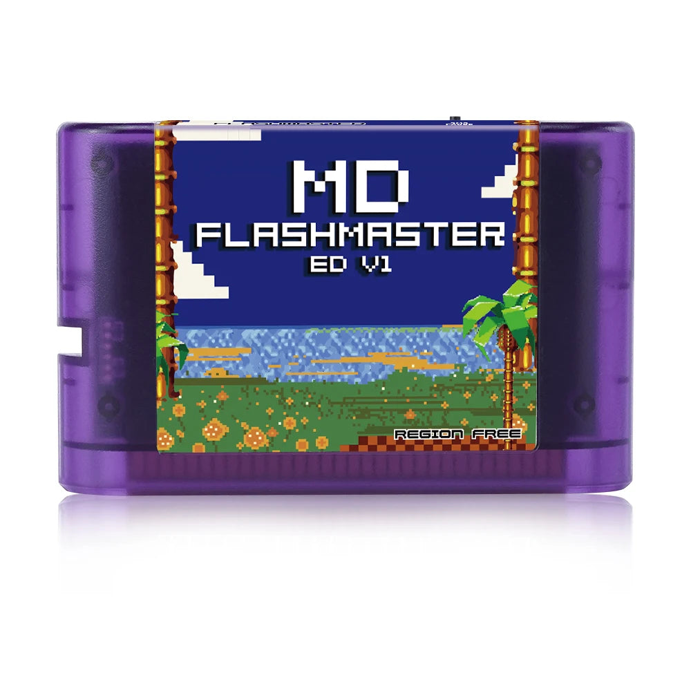 4000-in-1 Mega Everdrive V1 with 8GB TF Card — MD Game Cartridge for SEGA Genesis Mega Drive & Master System Consoles