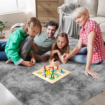 VIKAMA Ultra Soft Puffy Rug - Cozy Bedroom Living Room Floor Mat for Nursery, Kids Room and Home Decor