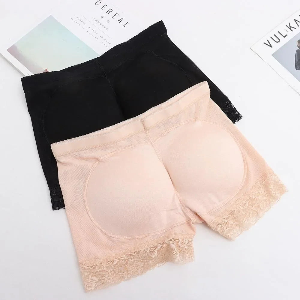Women's Soft Breathable Butt Lifter Panties – High-Waist Push-Up Padded Cotton Underwear