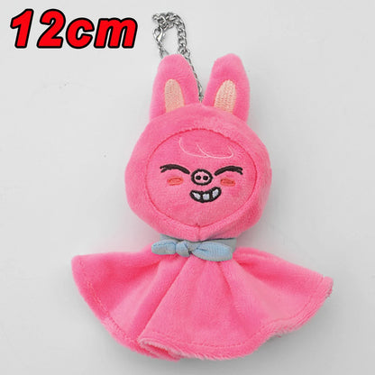 310style Skzoo Plush Pencil Case – Kawaii Kpop Stray Wolf Stuffed Animal Toy, Cartoon Plush Doll for Kids Gift