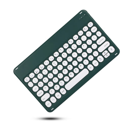 Spanish/English 10-Inch Bluetooth Keyboard – Wireless Rechargeable Universal Keyboard for iPad Air, Pro, Phone, Tablet, Laptop