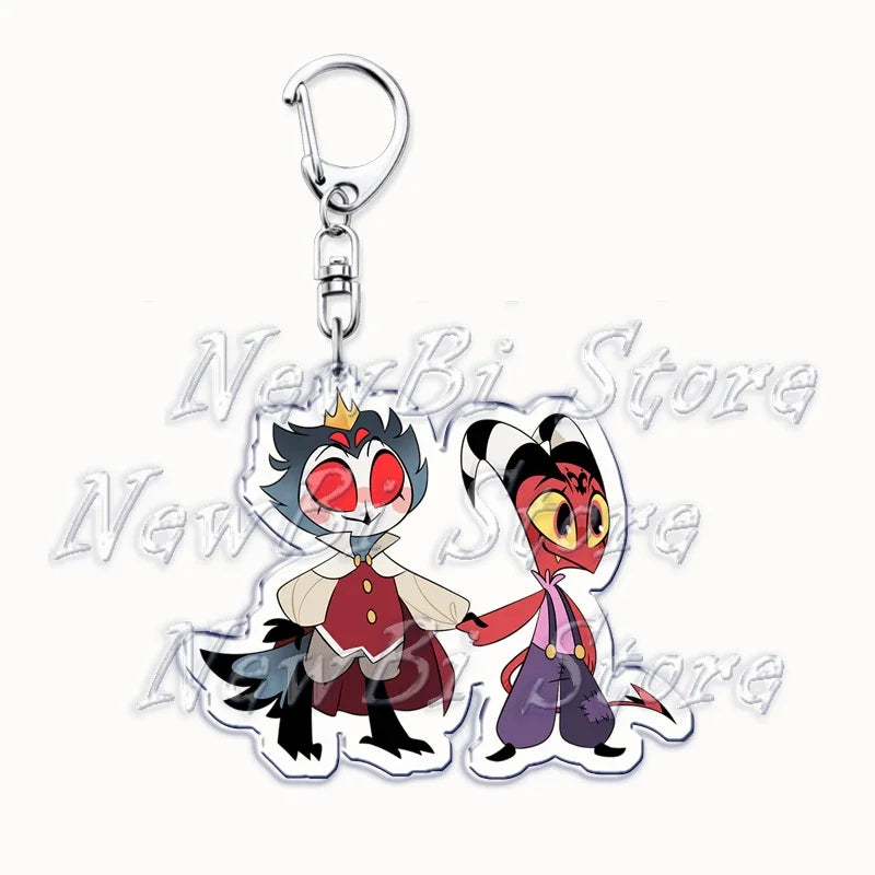 Helluva Blitzo Anime Keychain – Boss Pendant Bag Accessory & Fan Gift Keyring Jewelry