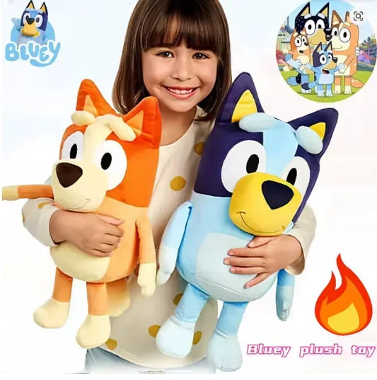 Bluey Dog Bingo Plush Toy — Soft Cartoon Stuffed Animal for Kids, Birthday & Christmas Gift