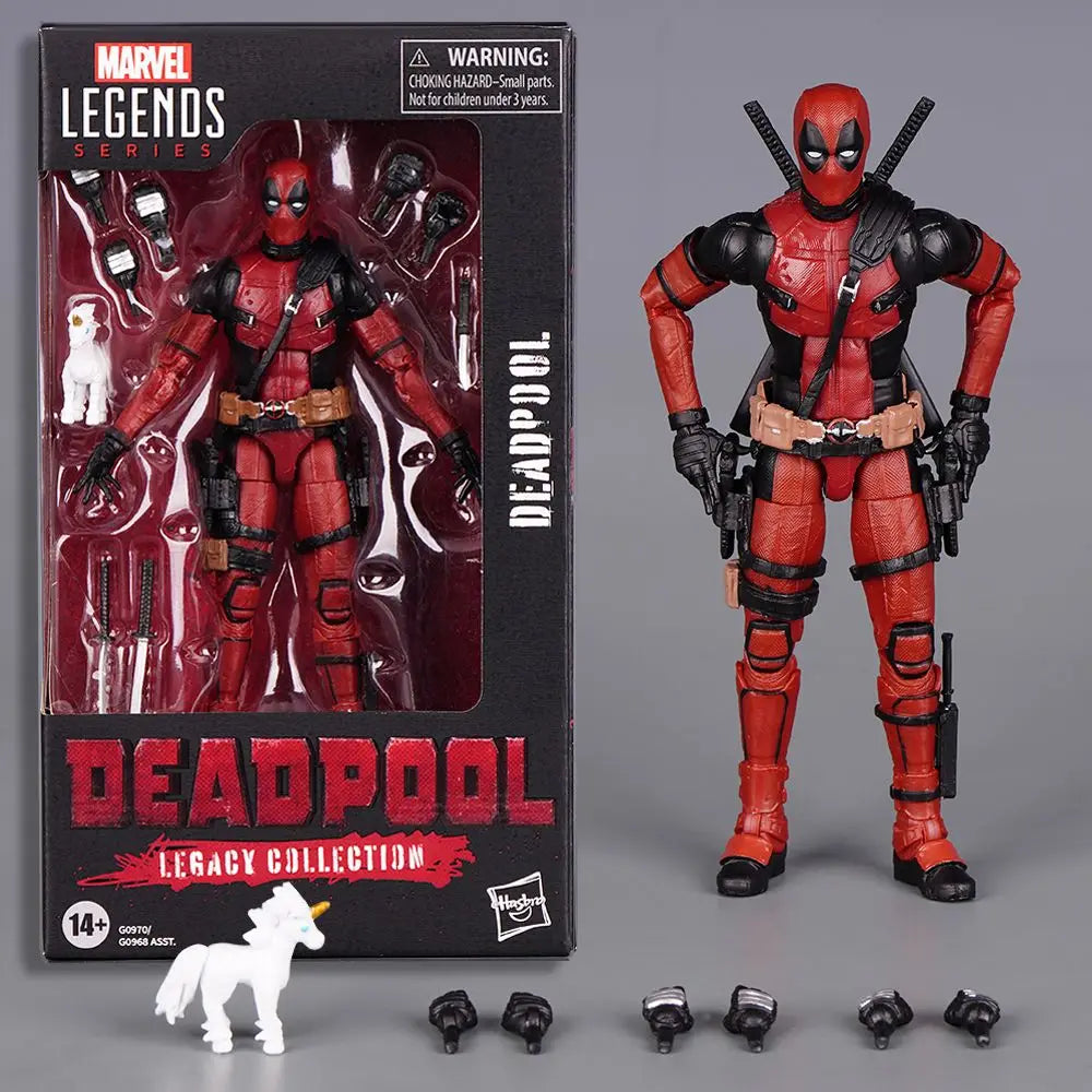 Deadpool X-Men Action Figure - Wade Wilson Jointed Collectible Model Toy for Display & Gift