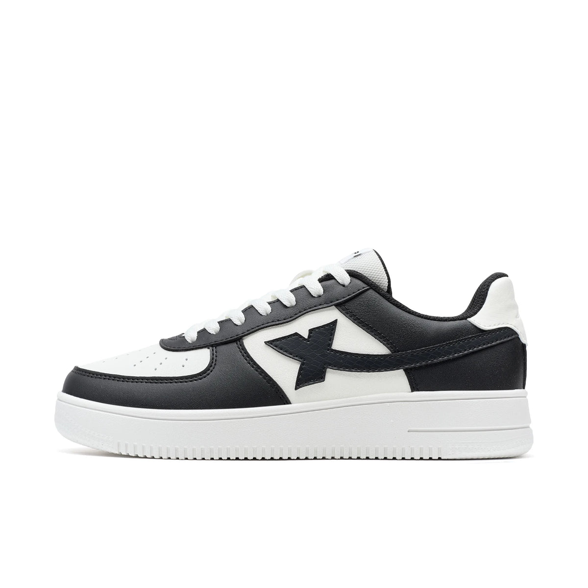 Xtep Men's Skateboarding Shoes - Trendy Street Style Low-Top Thick Sole Sneakers for Jogging & Casual Wear