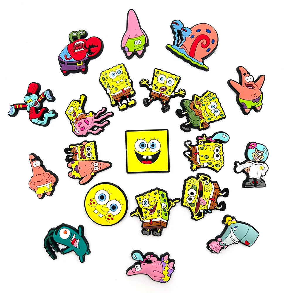 1/32pcs Cute Sponge Shoe Charms – Fun Accessories & Shoe Decorations for Women & Girls Gifts