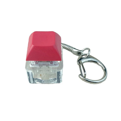 LED Keyboard Fidget Keychain – Stress Relief Finger Clicker Toy & Decompression Gift