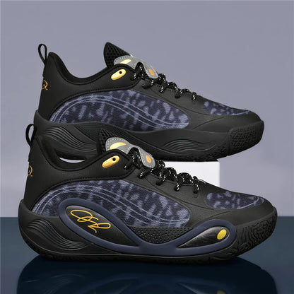 Men's & Women's Basketball Shoes - Breathable Non-Slip Athletic Sneakers with Cushioned Support for Running & Training