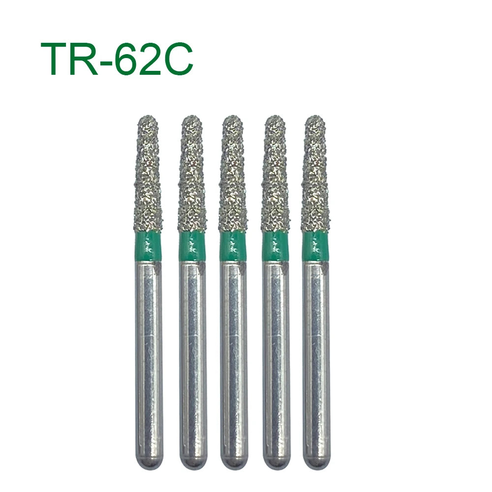 5pcs FG Dia 1.6mm Dental Drills – High-Speed Handpiece Diamond Burs for Teeth Whitening